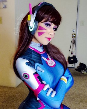 amateur pic PicD.va cosplay from Overwatch by Felicia Vox