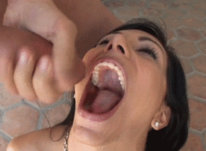 Lela Starr Opens Wide for a Mouthful
