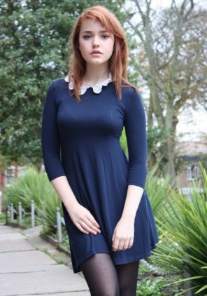 Clothing Black Dress Tights Blue 