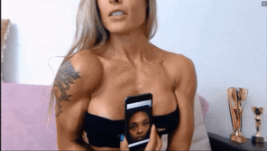 amateur photo Dominant Tanned European Muscle Woman Wants to Beat Up a Female Shoplifter