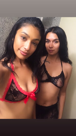 amateur photo Two Latina's Are Better Than One Especially When They Are Real Sisters! ????