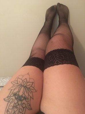 fishnets meet lace ;)