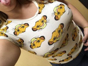 18yo with pierced DDDs in a cute Simba shirt :) hope u like