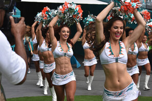 Dolphins Cheerleader