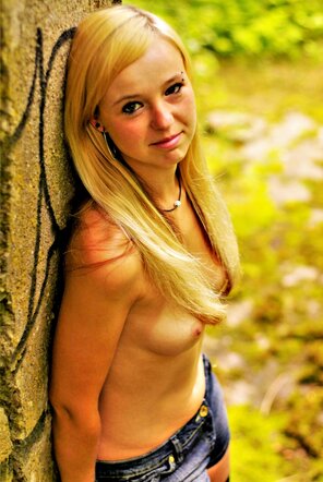 amateur pic Tina in the Woods-108