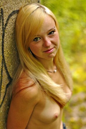 amateur pic Tina in the Woods-265