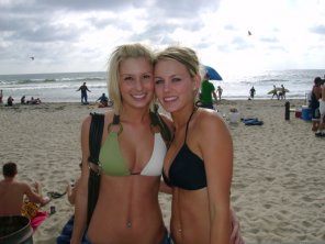 bikinis at the beach