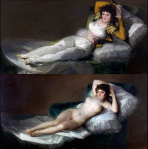 Maja Desnuda by Francisco Goya