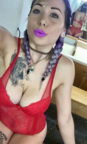 Purple Lipstick