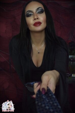 Morticia Addams cosplay by Felicia Vox