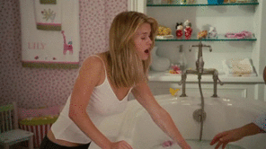 amateur pic Alice Eve happily getting sprayed while revealing her wet t-shirt 