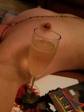amateur pic "I'm not much into yoga. I am into champagne..."