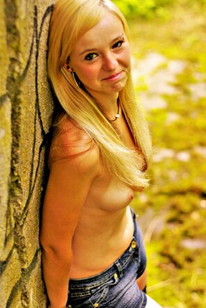 amateur pic Tina in the Woods 111