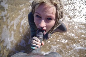 on the beach in australia - holiday suck [f] [oc]