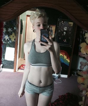 amateur pic Clothing Waist Undergarment Mirror Abdomen 