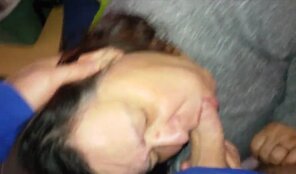 amateur pic Bbw grandma 60 years old blowjob and facial cumshot