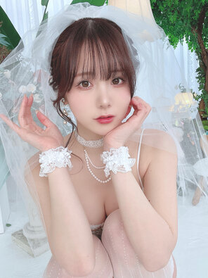 amateur pic けんけん (Kenken - snexxxxxxx) White Wedding Dress (5)