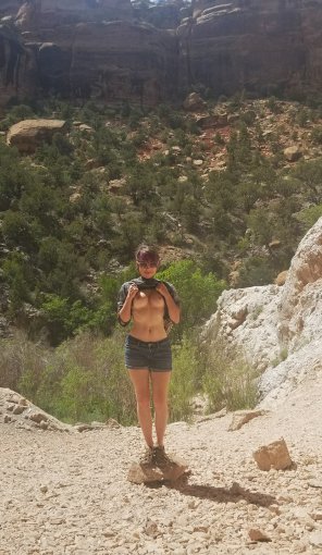 Took a break on a hike [F]