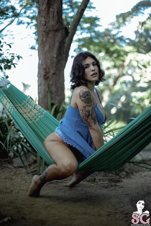 amateur pic Suicide Girls - Camille - Forest Green-07