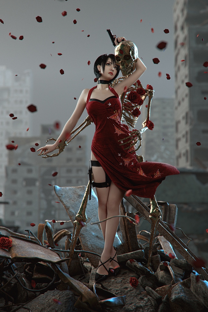 amateur photo Nekokoyoshi-爆机少女喵小吉-Ada-Wong-6