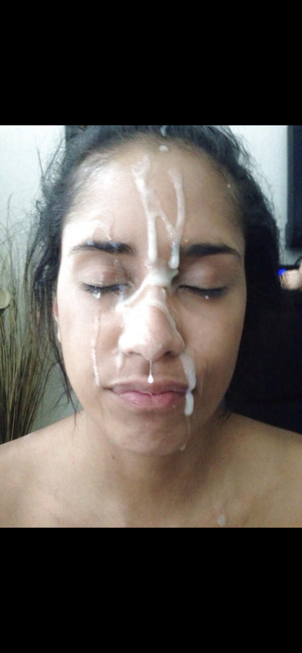 Cum facial all over cheating latina wife face from palmdale ❤️ Best adult photos at cums.gallery image