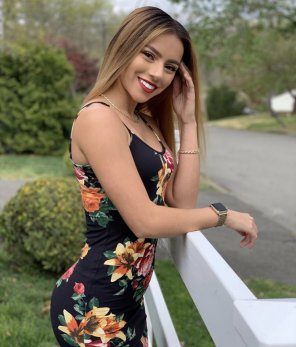 Flower dress beauty