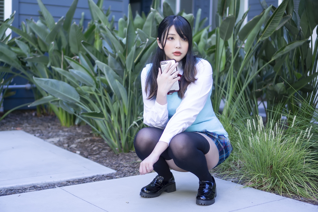 amateur photo Hana-Bunny-School-Idol-2