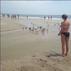 Ass on the beach