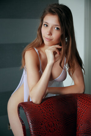 amateur pic Mila Azul - Leather Love, Let's Cerebrate (Metart)