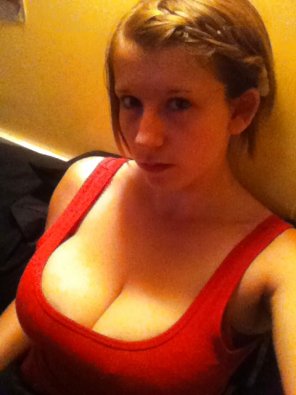 Red tank top