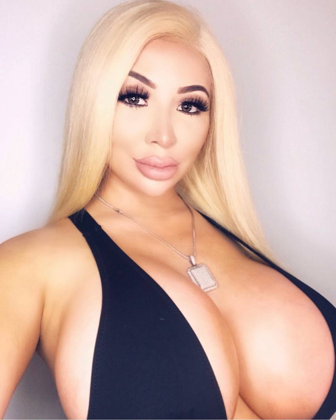 Blonde Babe Fake Tits