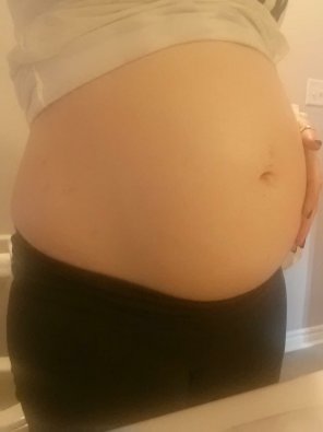 My girlfriend at 35 weeks