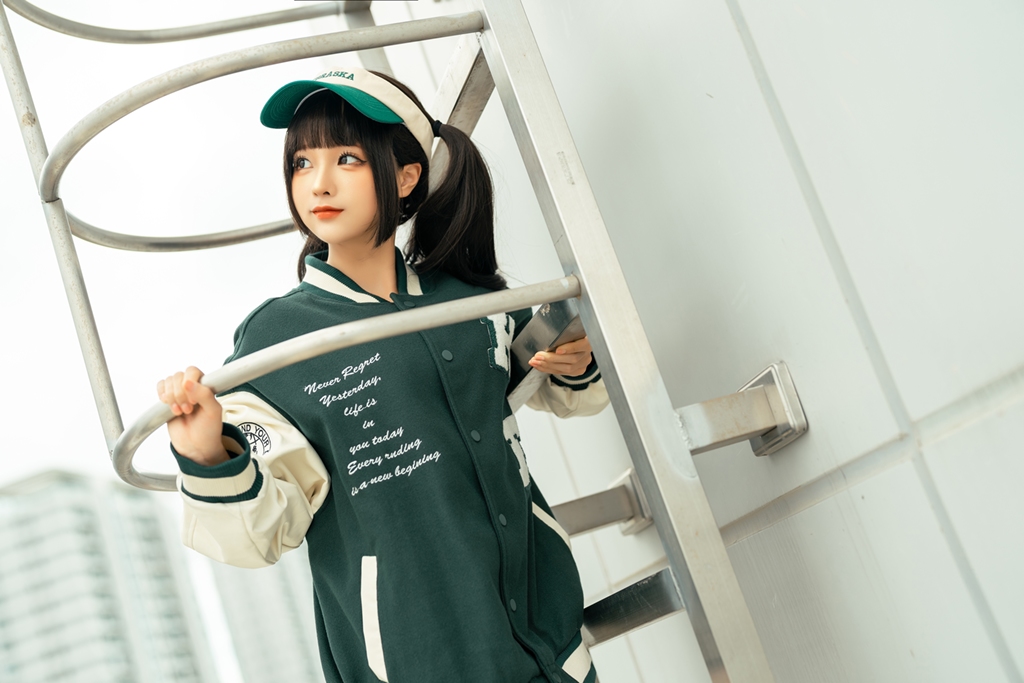 amateur photo Chunmomo-蠢沫沫-Baseball-Girl-1