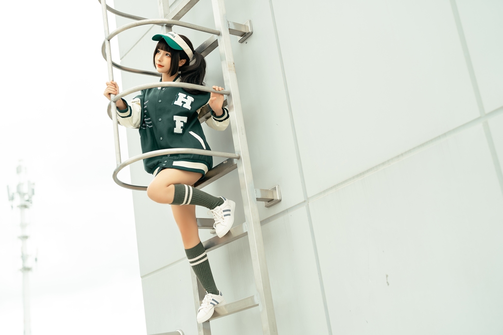 amateur photo Chunmomo-蠢沫沫-Baseball-Girl-7