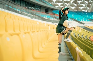 amateur pic Chunmomo-蠢沫沫-Baseball-Girl-13