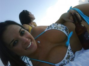 Bikini Black hair Selfie Mouth 