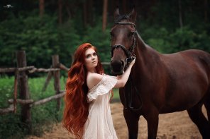 amateur photo Horse Girl