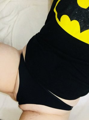 amateur pic I love wearing my Dark Knight ;)