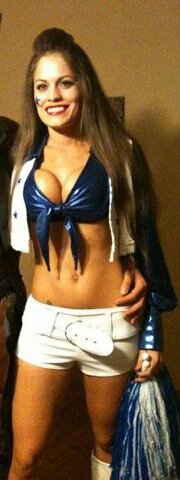 Cowboys cheerleader for Halloween