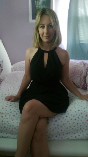 Black Dress, Purple Room