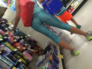 random milf at store