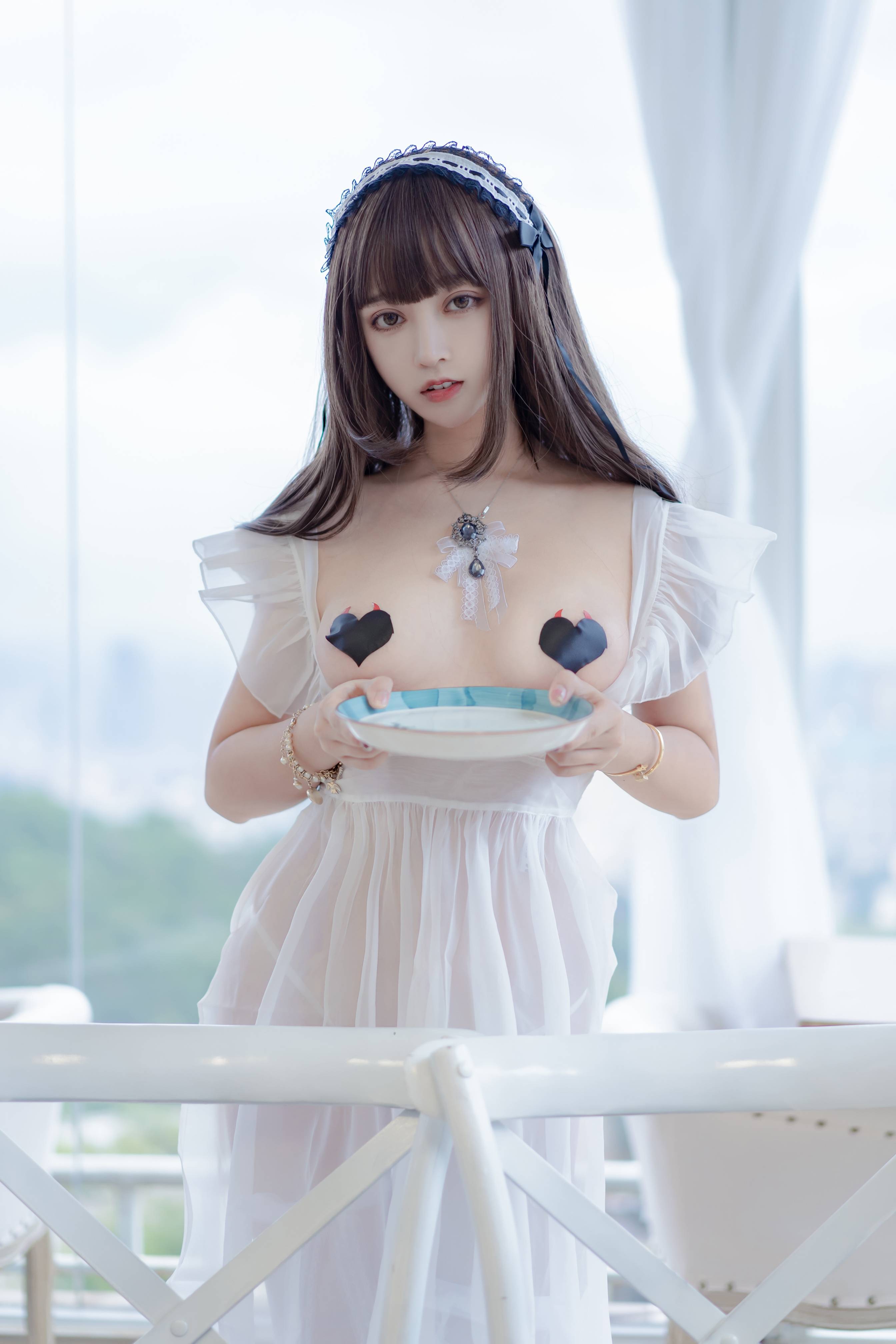 amateur photo Mixian Sama (过期米线线喵) - 透明围裙会员版 (16)