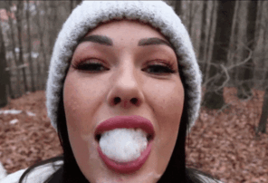 Cum swallow 23 mouthfull