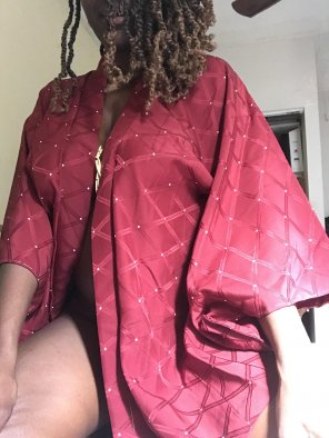I bought this kimono in Japan last month, and here I thought I'd never wear it!