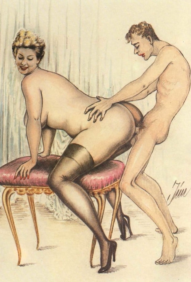 Vintage Erotic Drawings/Toons - 464_1000. 