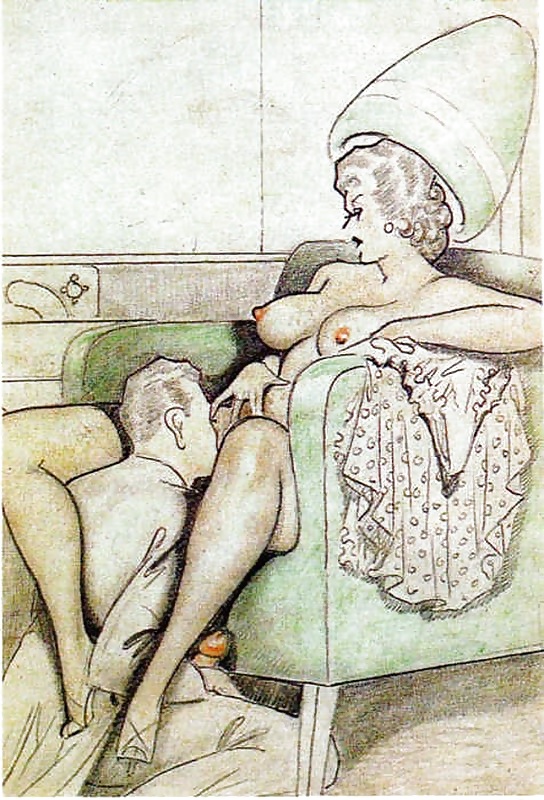 Vintage Erotic Drawings/Toons. 