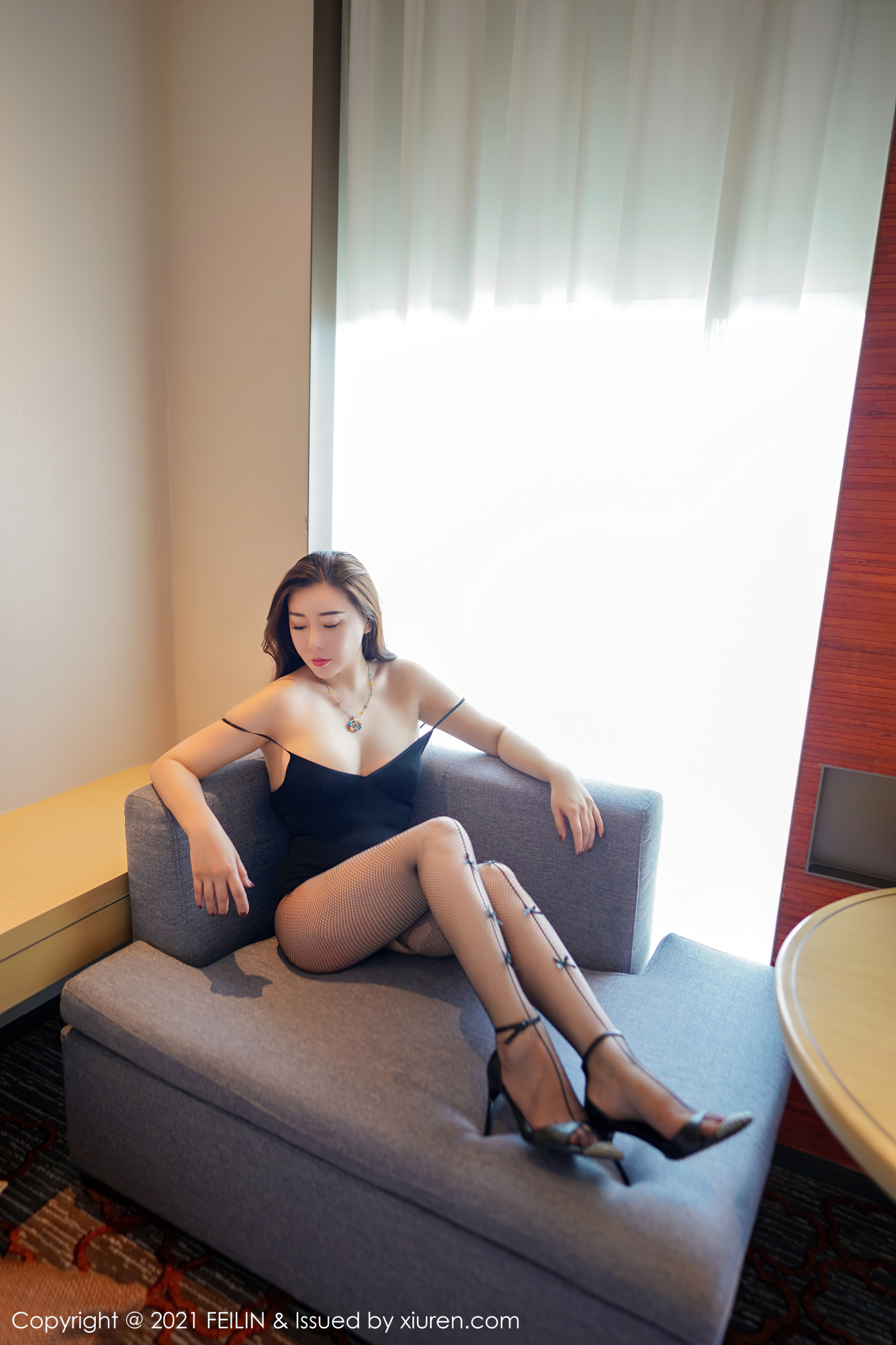 amateur photo FEILIN-Vol.404-Wang-Wan-You-Queen-MrCong.com-017