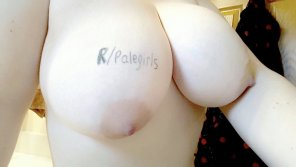 Verifying my big pale tits