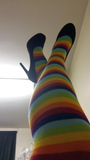 New socks go with my heels