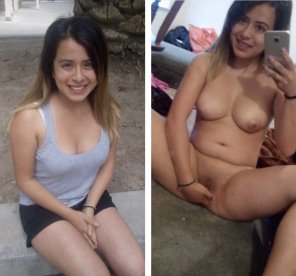 amateur photo Latina showing off what sheâ€™s got